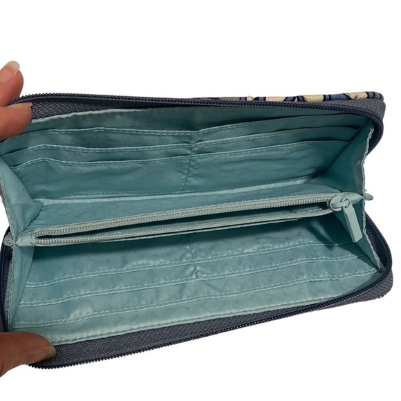 Vera Bradley Accordion Wallet Tropical Evening Pattern - Picture 5 of 7